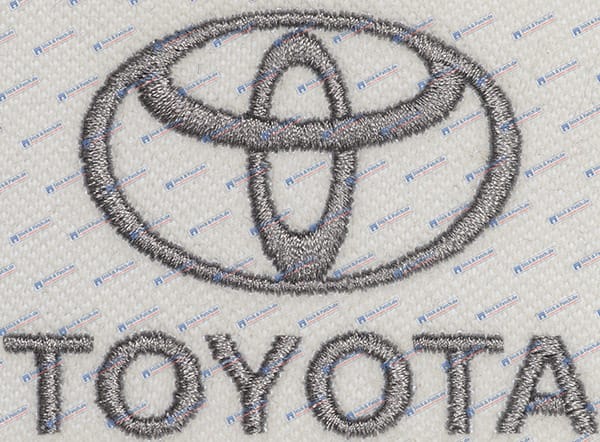 Toyota Logo embroidery design